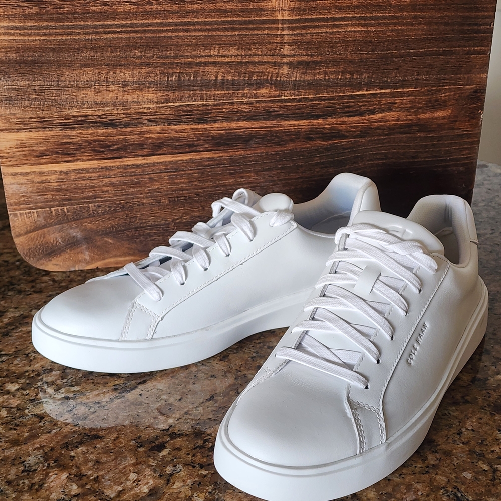Cole Haan Women's Grand Crosscourt White Daily Low-Top Casual Sneakers Size 8.5 - Picture 5 of 9
